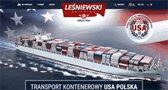 Desktop Screenshot of lesniewski.com