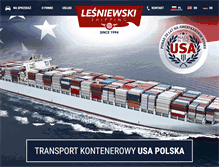 Tablet Screenshot of lesniewski.com
